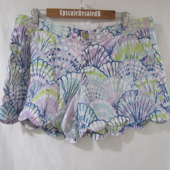 Lilly Pulitzer 14 Buttercup Shorts Oh Shello - Picture 1 of 7